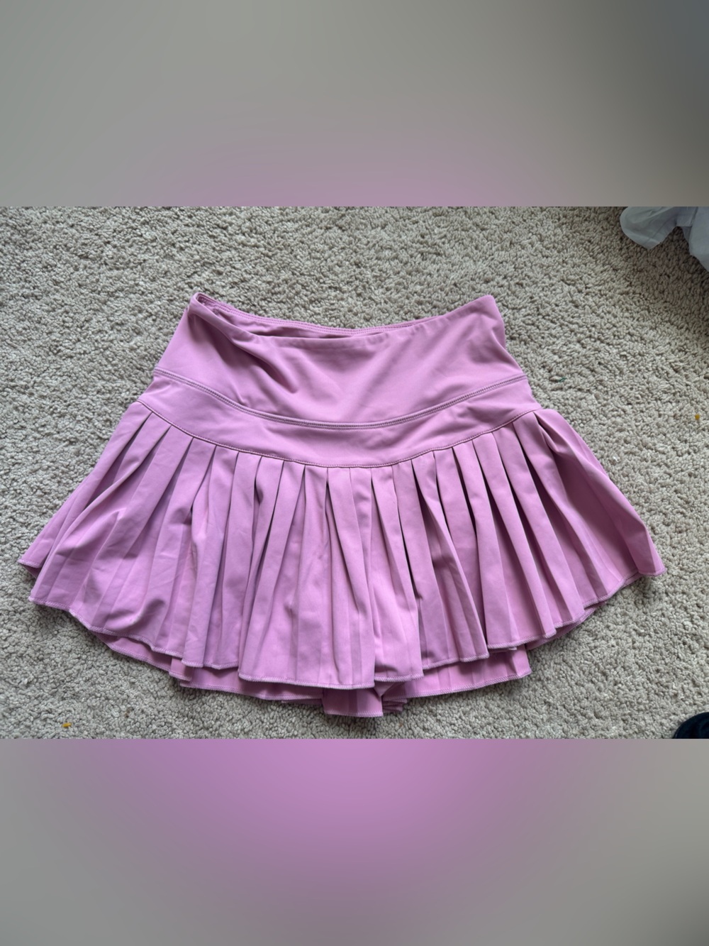 Gold Hinge Pink Pleated Athletic Tennis Skort Skirt Size Small/ young adult